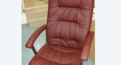 Обтяжка офисного кресла. Петроградская